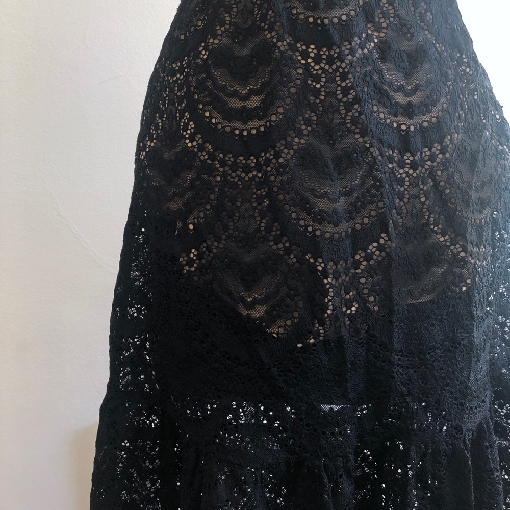 For Love & Lemons lace skirt with built in short